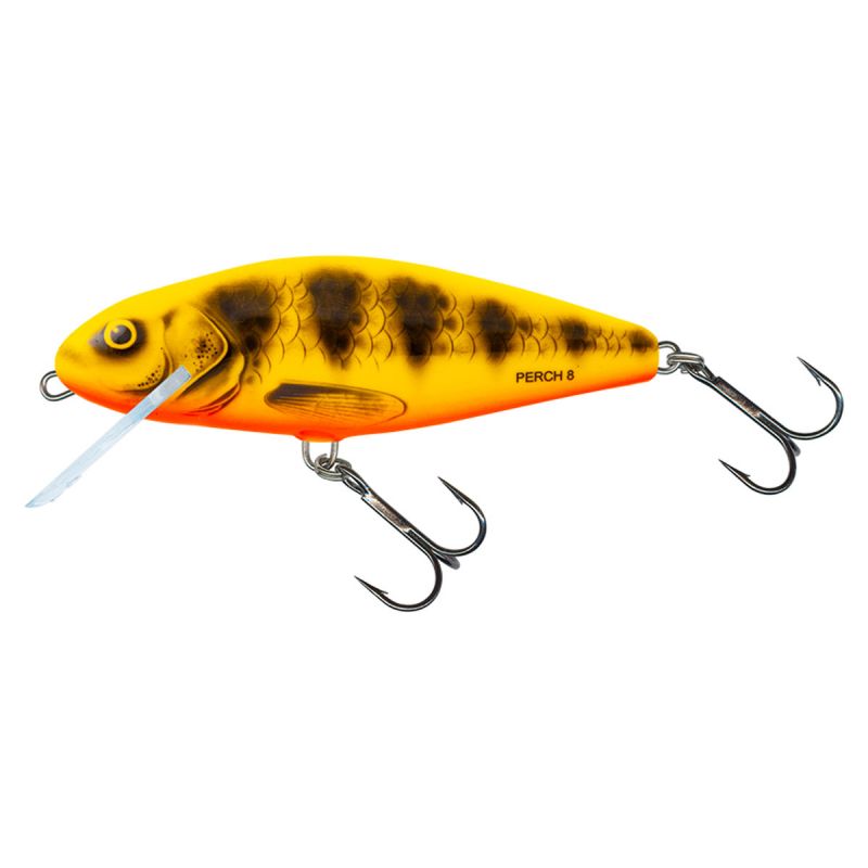 Salmo Perch Flo 8CM Yellow Red Tiger