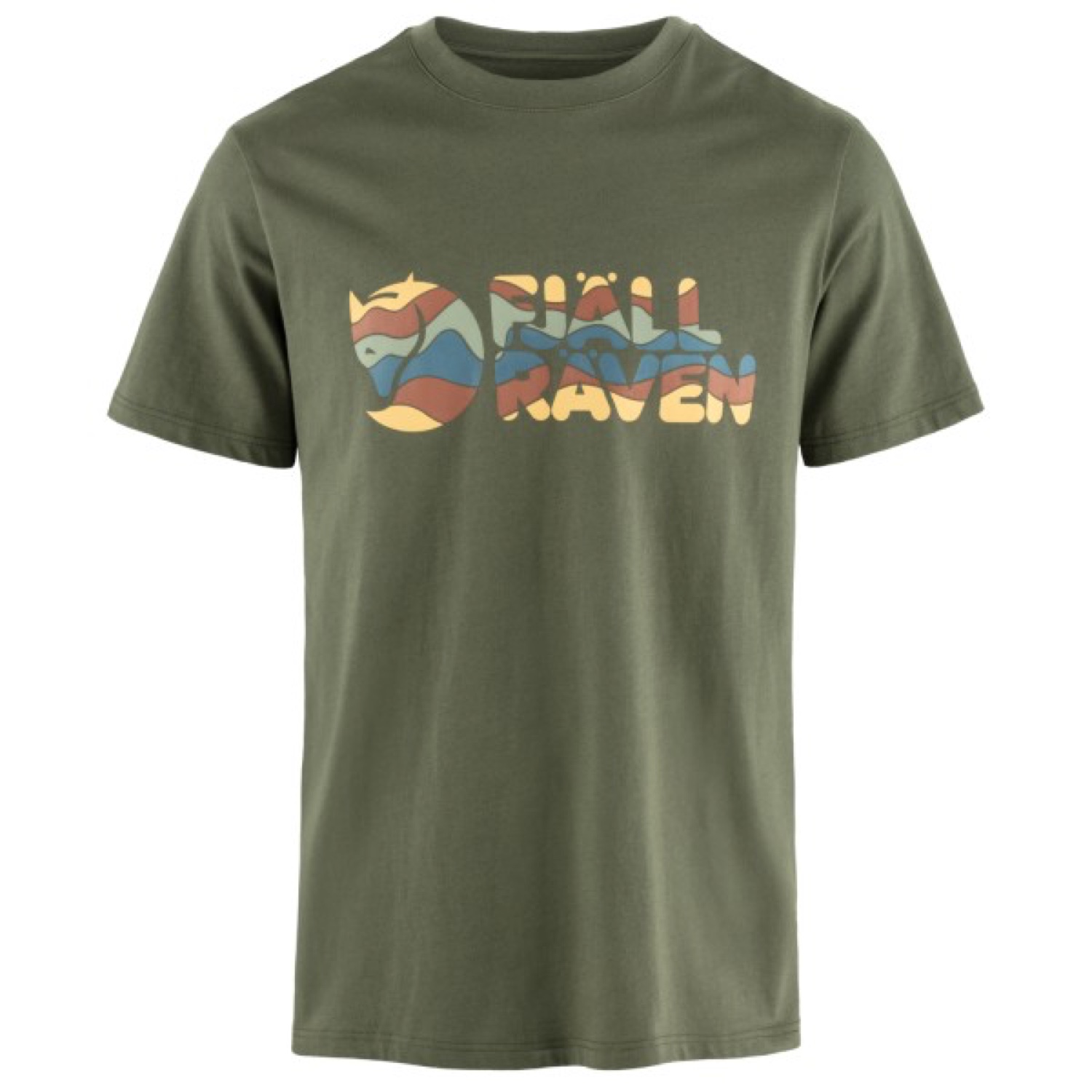 Fjallraven Multicolor Logo T-Shirt Heren