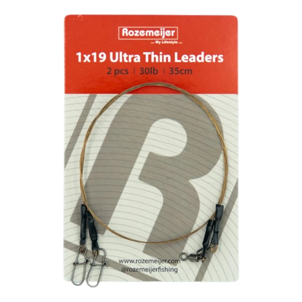 Rozemeijer 1X19 Ultra Thin Leaders 35Cm 30Lb 2Pcs