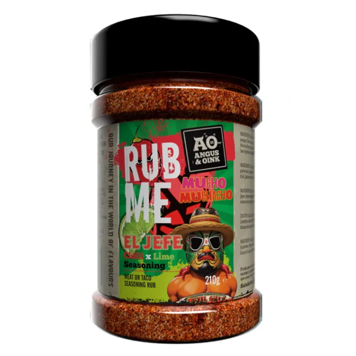 Angus & Oink Rub El Jefe Chilli X Lime 210 Gr