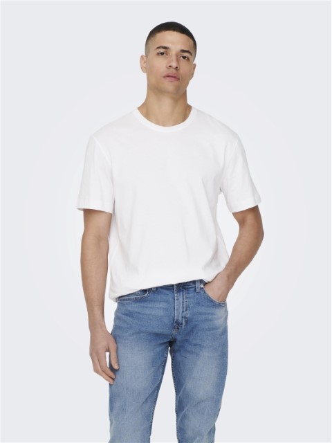 Only & Sons Max Life Ss Stitch Tee Heren