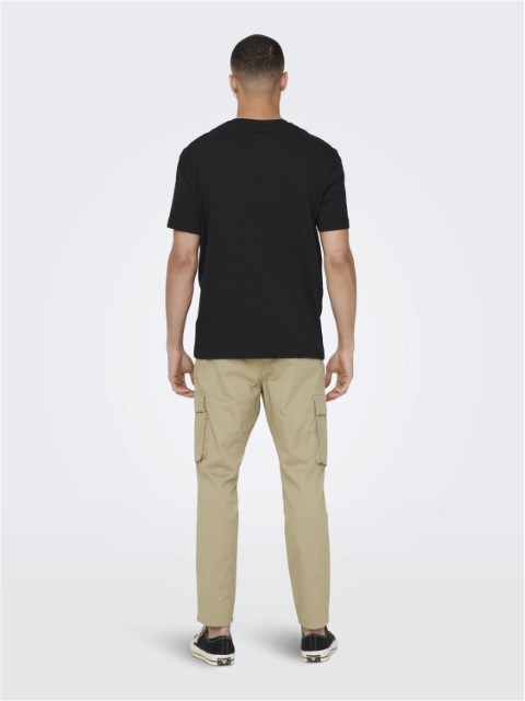 Only & Sons Max Life Ss Stitch Tee Heren