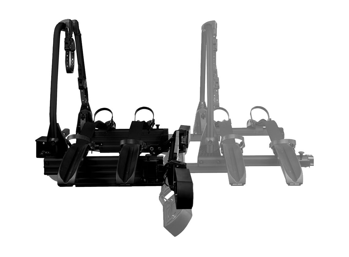 Enduro Fietsendrager Enduro Sd260 V.Buscamper Met Achterdeur Zwart