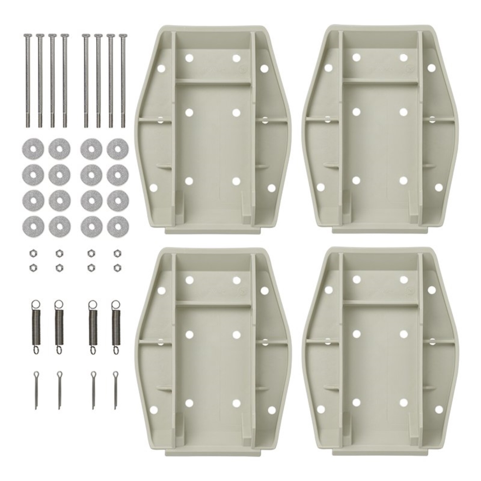 ProPlus Stabilisatievoeten Met Veer 4 St ProPlus Stabilisatievoeten Met Veer 4 St