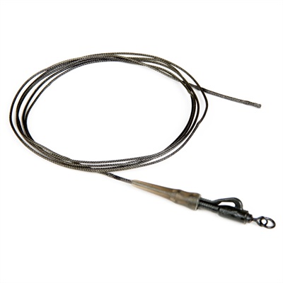Korda Leadcore Leader Lead Clip - Weed / Silt 3 Per Pack - 1 M