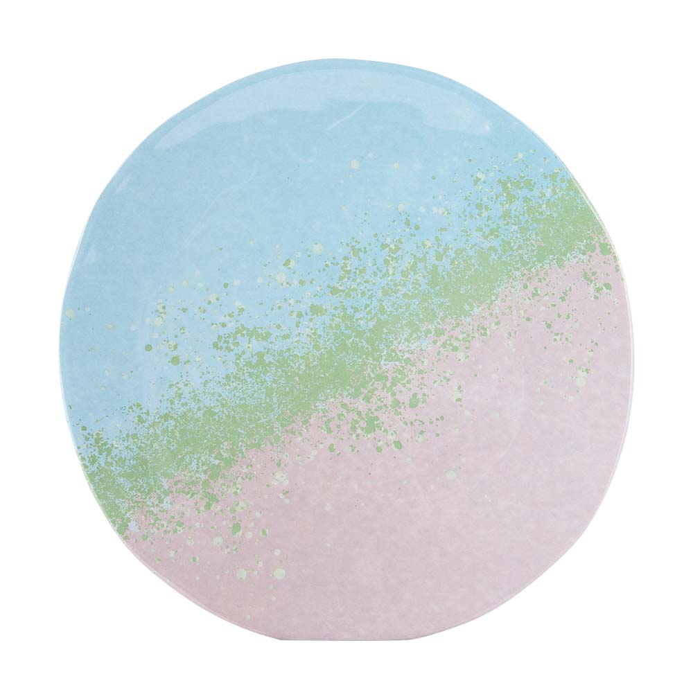 Bo-Camp Servies Halo Blauw/Groen 12-delig