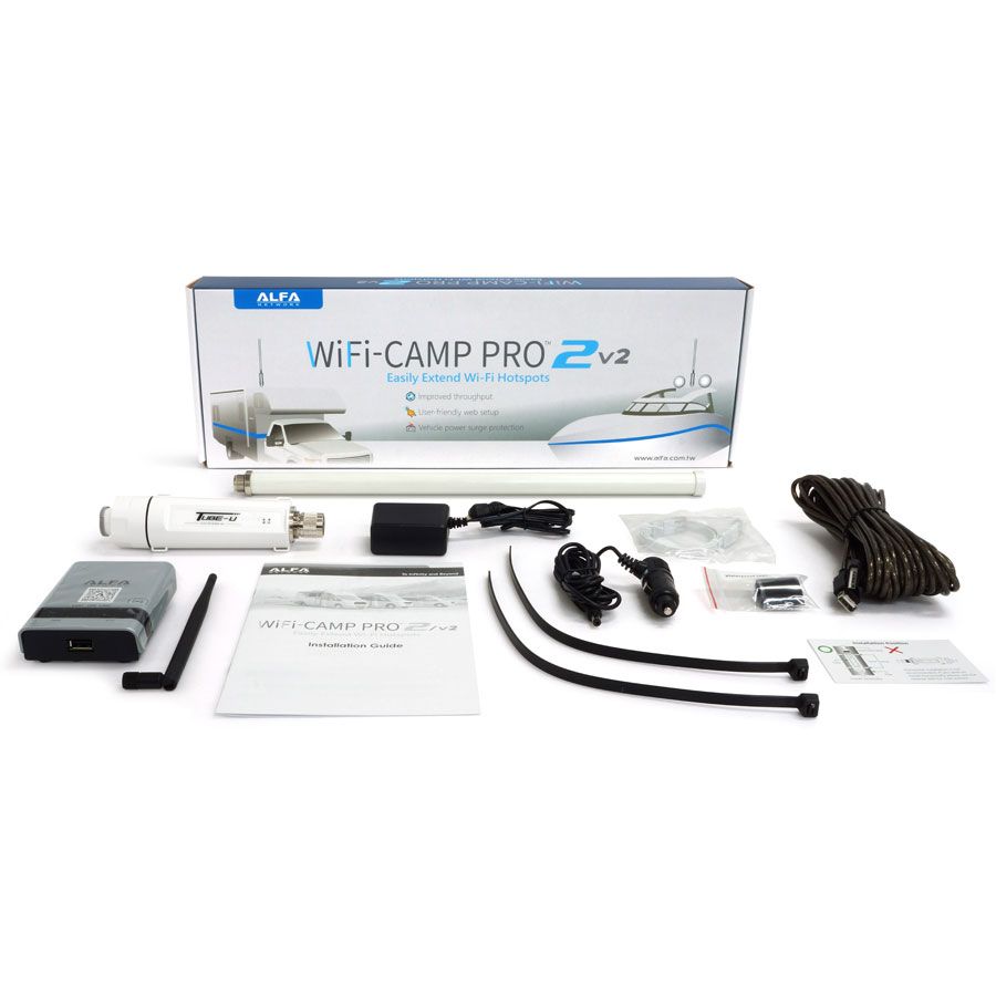 Alfa Network Alfa Network Wifi-Camp Pro2V2 Set Tube Una Ant+Router