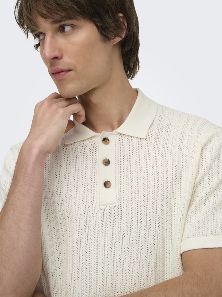 Only & Sons Moon Reg 12 SS Polo Knit Heren