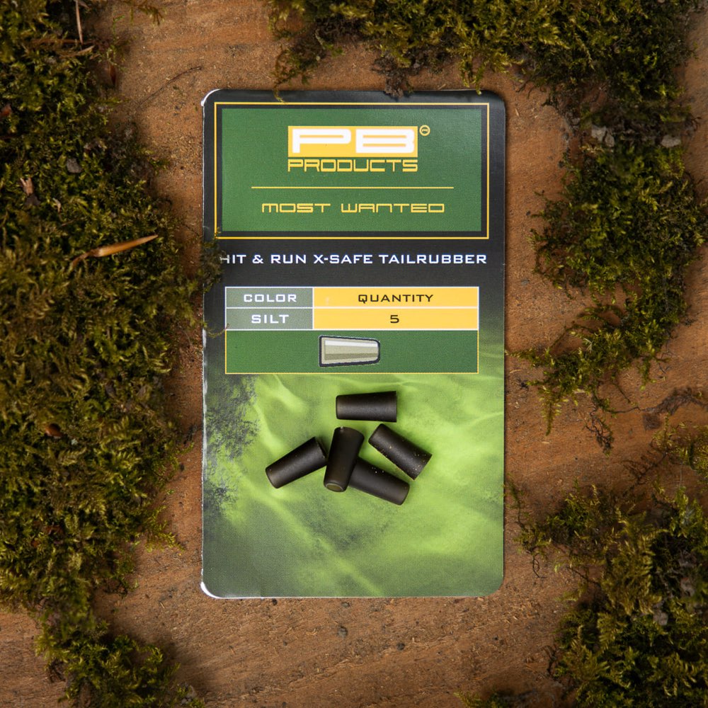 PB Products Hit & Run Xtra Safe Tailrubbers Silt 5Pcs