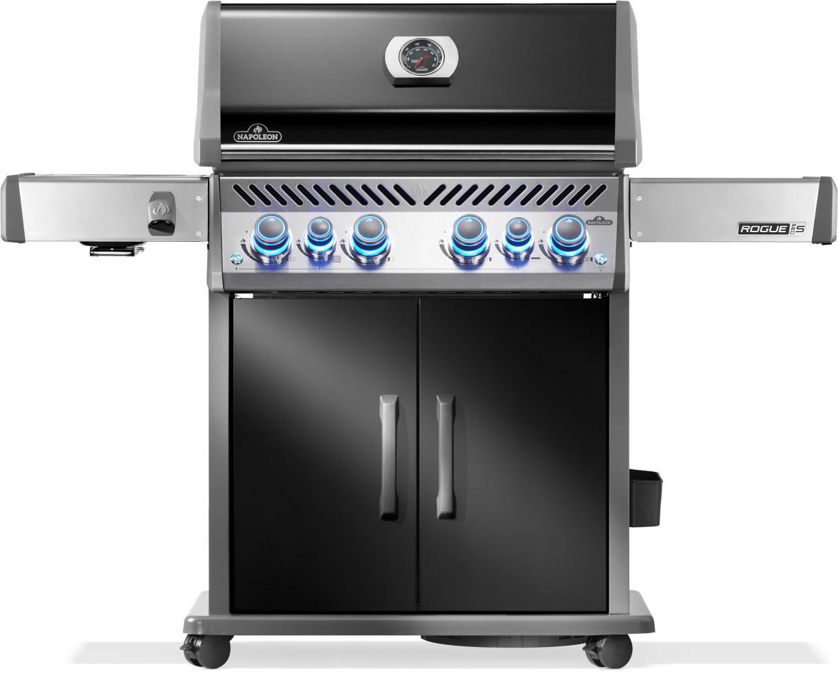 Napoleon Rogue Pro-S 525 Met Sizzle Zone En Achterbrander Zwart