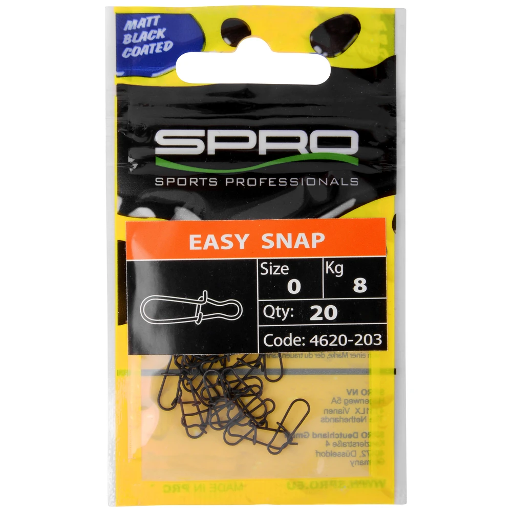 Spro Matte Black Easy Snap #0
