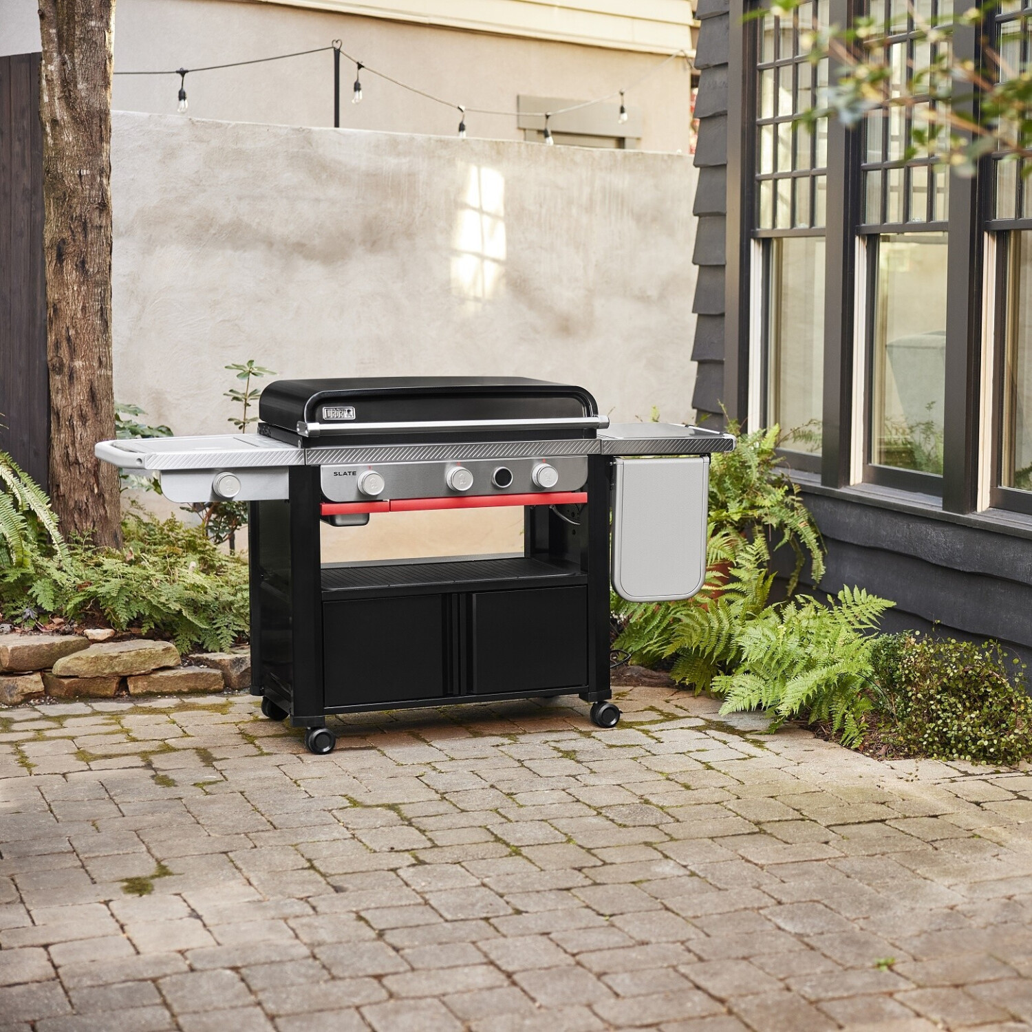 Weber Slate GPSB 76 Cm Premium Plancha Black