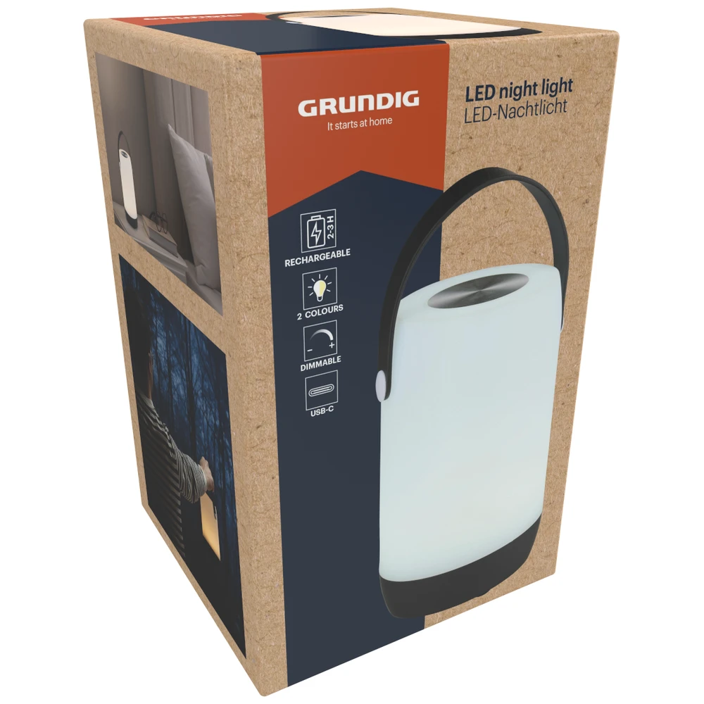 Grundig Lamp Oplaadbaar 10,5X10,5X18,8Cm