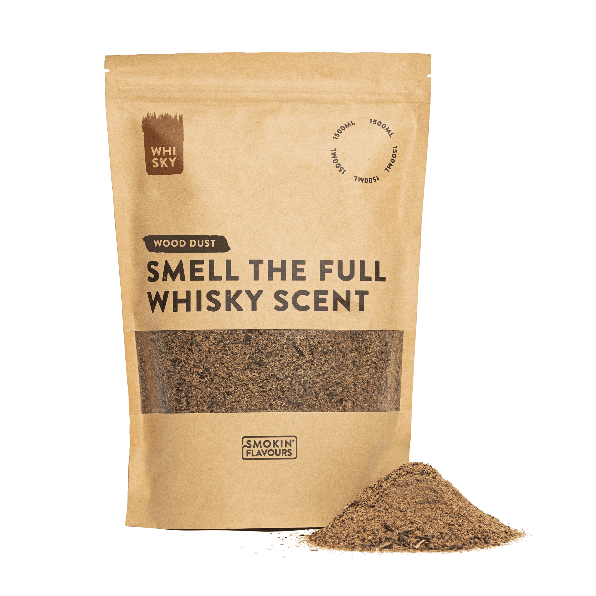 Smokin' Flavours Rookmot 1500 ML - Whiskey Vaten