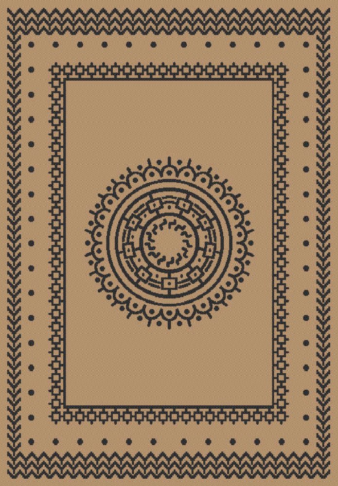 Human Comfort Luxe Outdoor Carpet Juto Brown PP 300x390cm