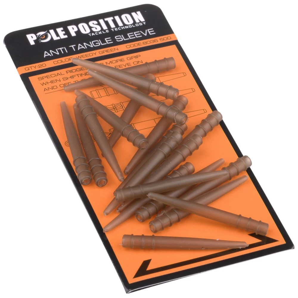 Pole Position Anti Tangle Sleeves Weedy Green
