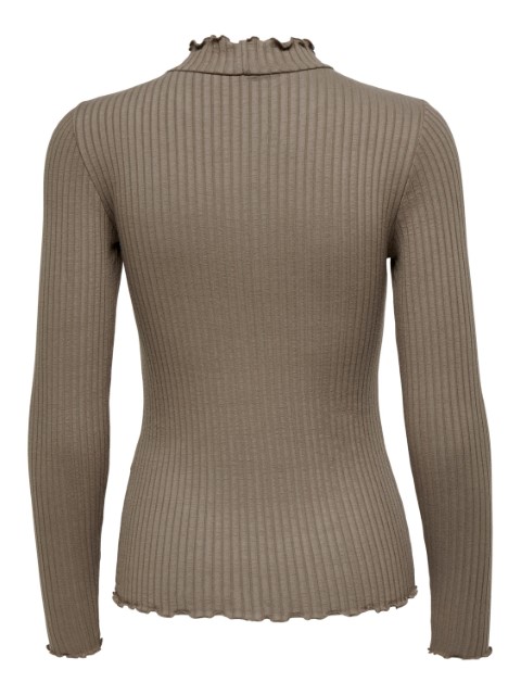 JDY Fransiska Lange Mouw Highneck Top Jrs Dames