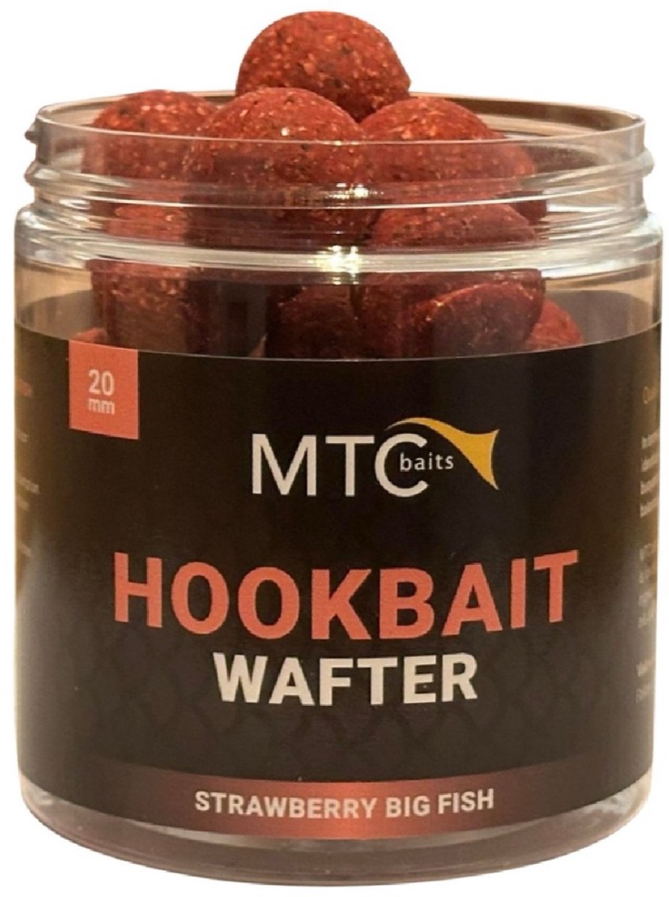 MTC Baits Hookbait Wafter - Strawberry Big Fish - 20mm
