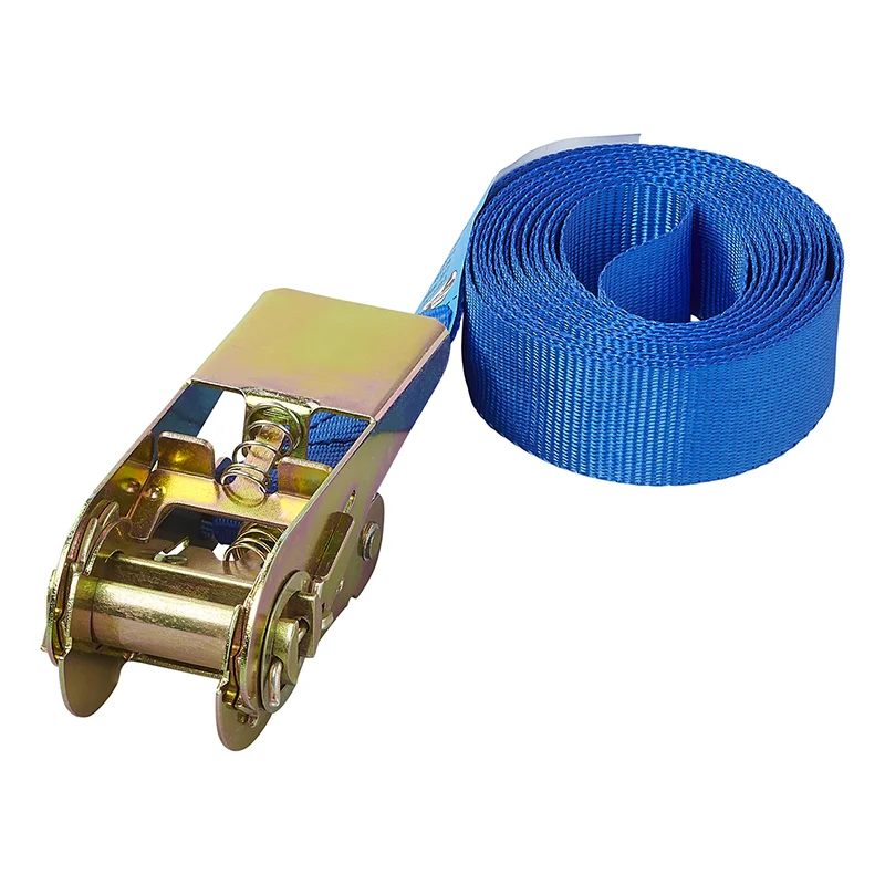Proplus Spanband Blauw Met Ratel 3,5 Meter Proplus Spanband Blauw Met Ratel 3,5 Meter