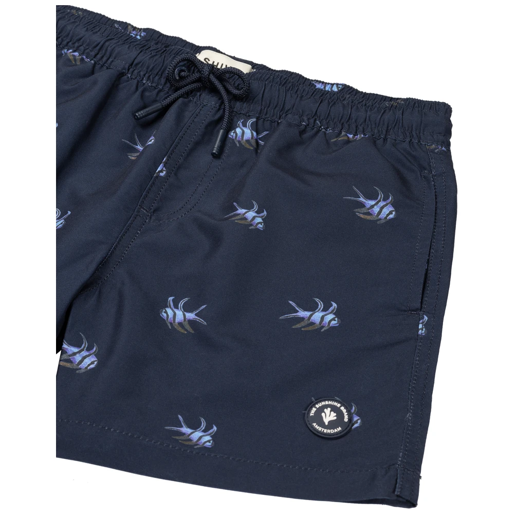 Shiwi Milo Swim Shorts 4 Inch Multi Fish Jongens