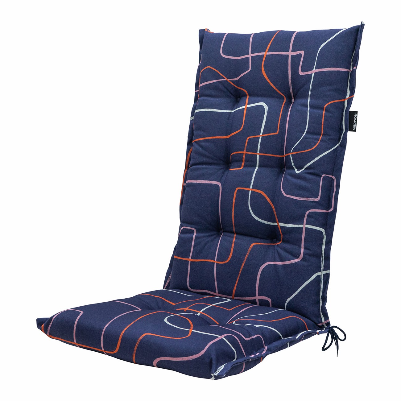 Kussen Hoge Rug Ca.123x50cm Joah Indigo