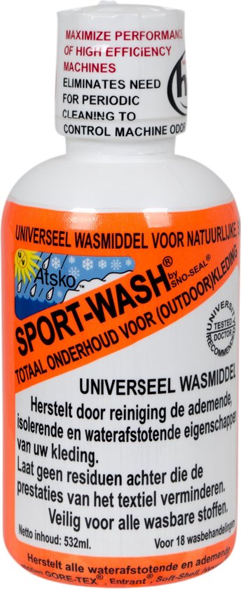 Atsko Sport-Wash Voor 18 Wasbeurten 500Ml