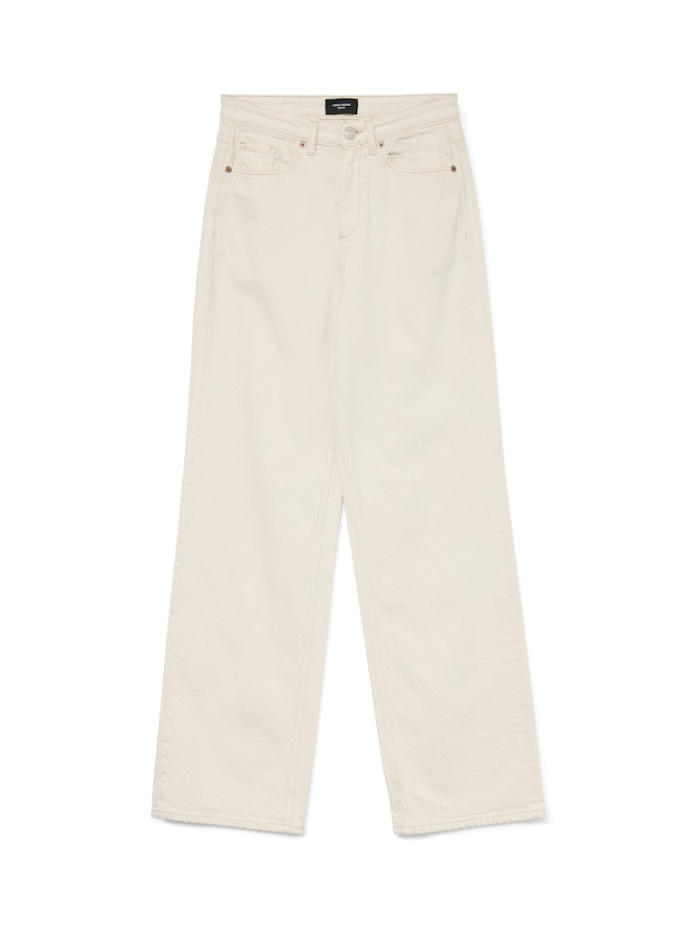 Vero Moda Tessa HR Wide Jeans Ecru Dames
