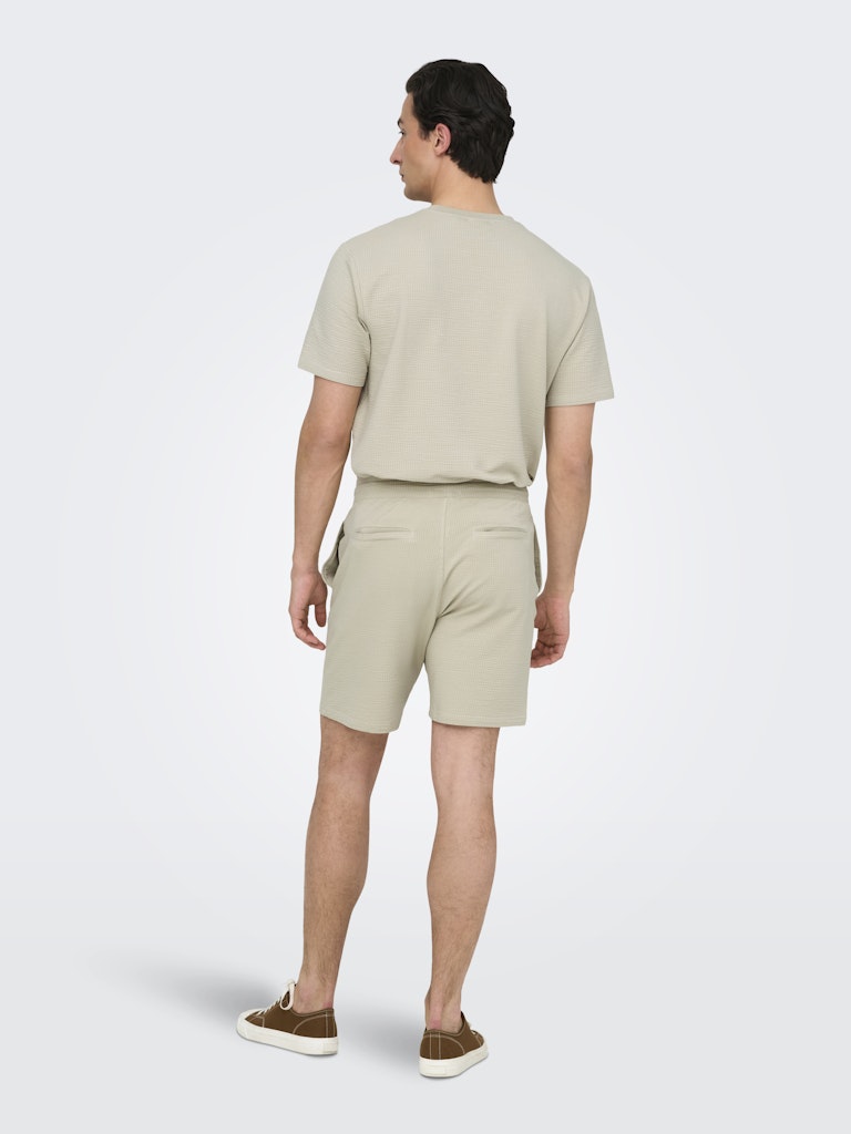 Only & Sons Kian Reg Seersucker Shorts Heren