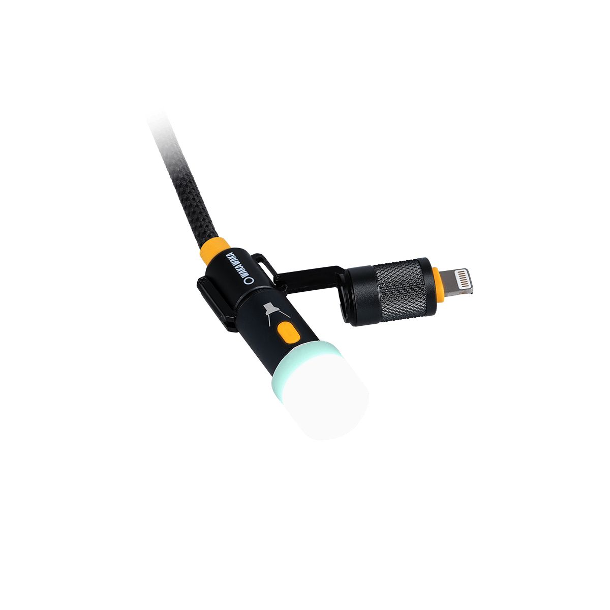 WakaWaka Connect Pro 5-in-1 USB Kabel 240W Met Zaklampje