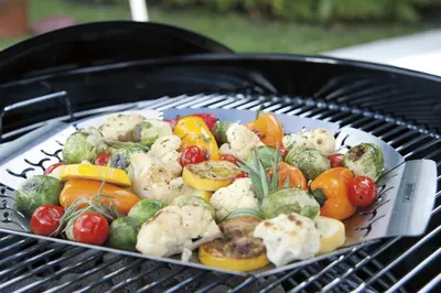 Weber Premium Grillkorf Groot