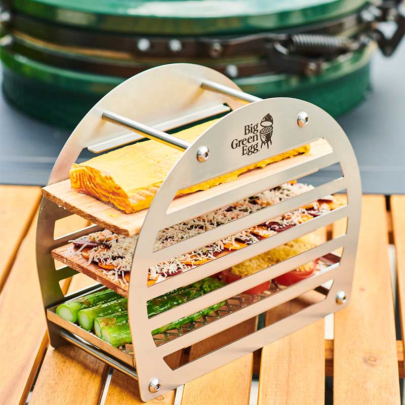 Big Green Egg Smoking Tower