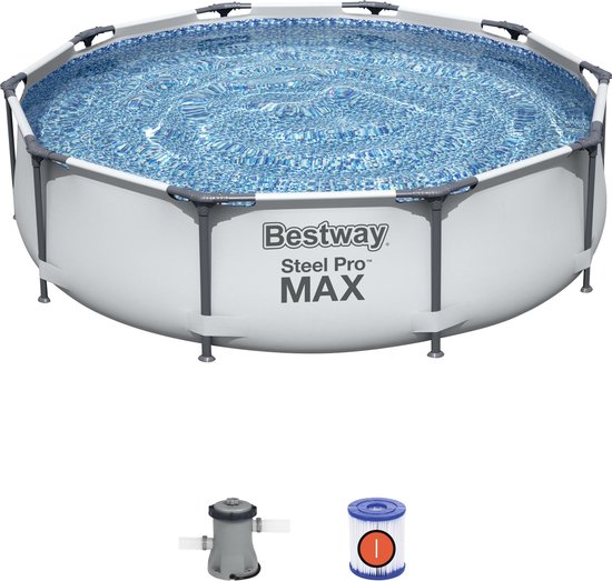 Bestway Zwembad Steel Pro Max Set Rond