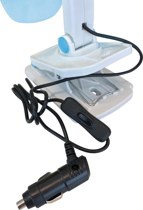 Eurotrail Tafelventilator Opvouwbaar 12V - Blue White