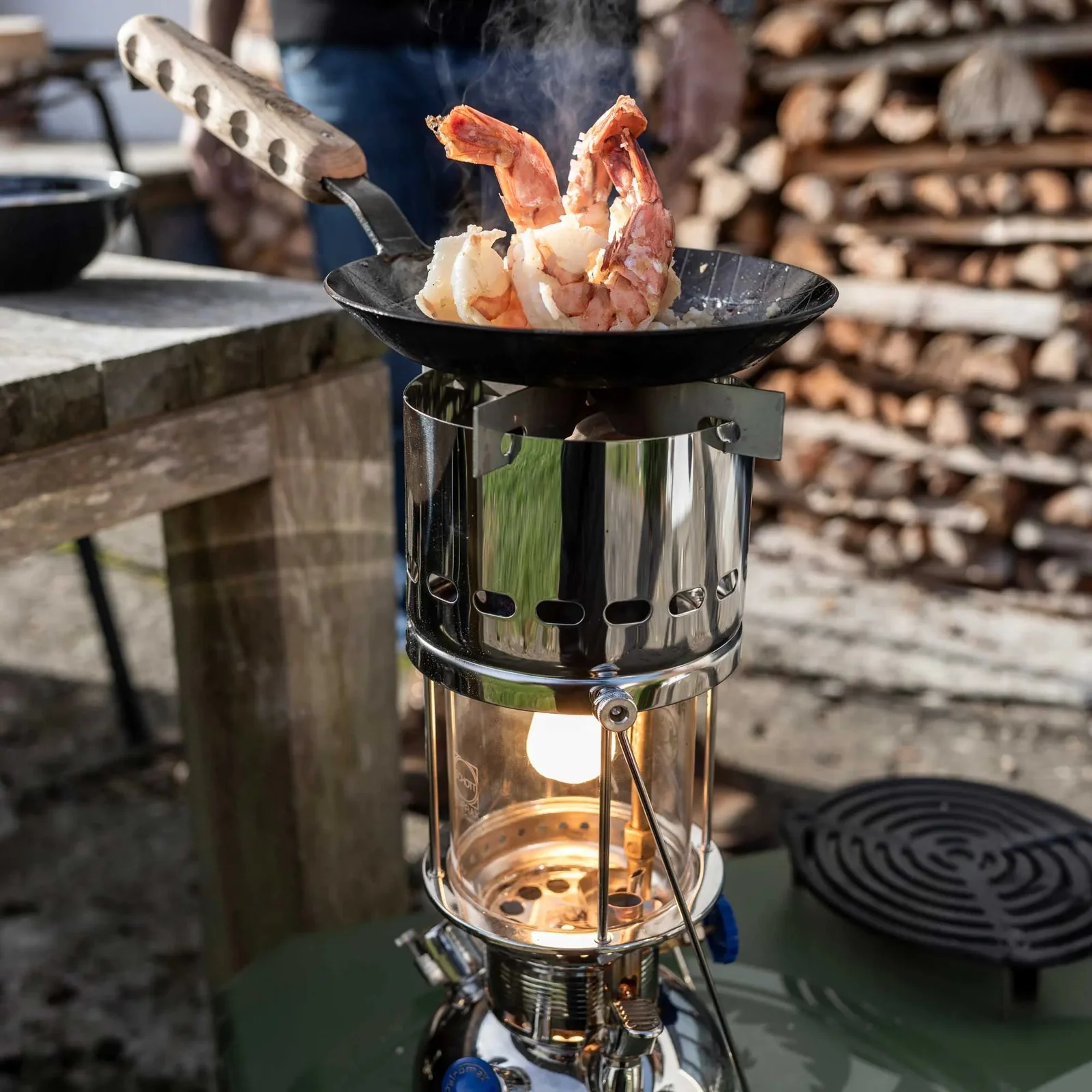 Petromax Olielantaarn HK500 Chroom