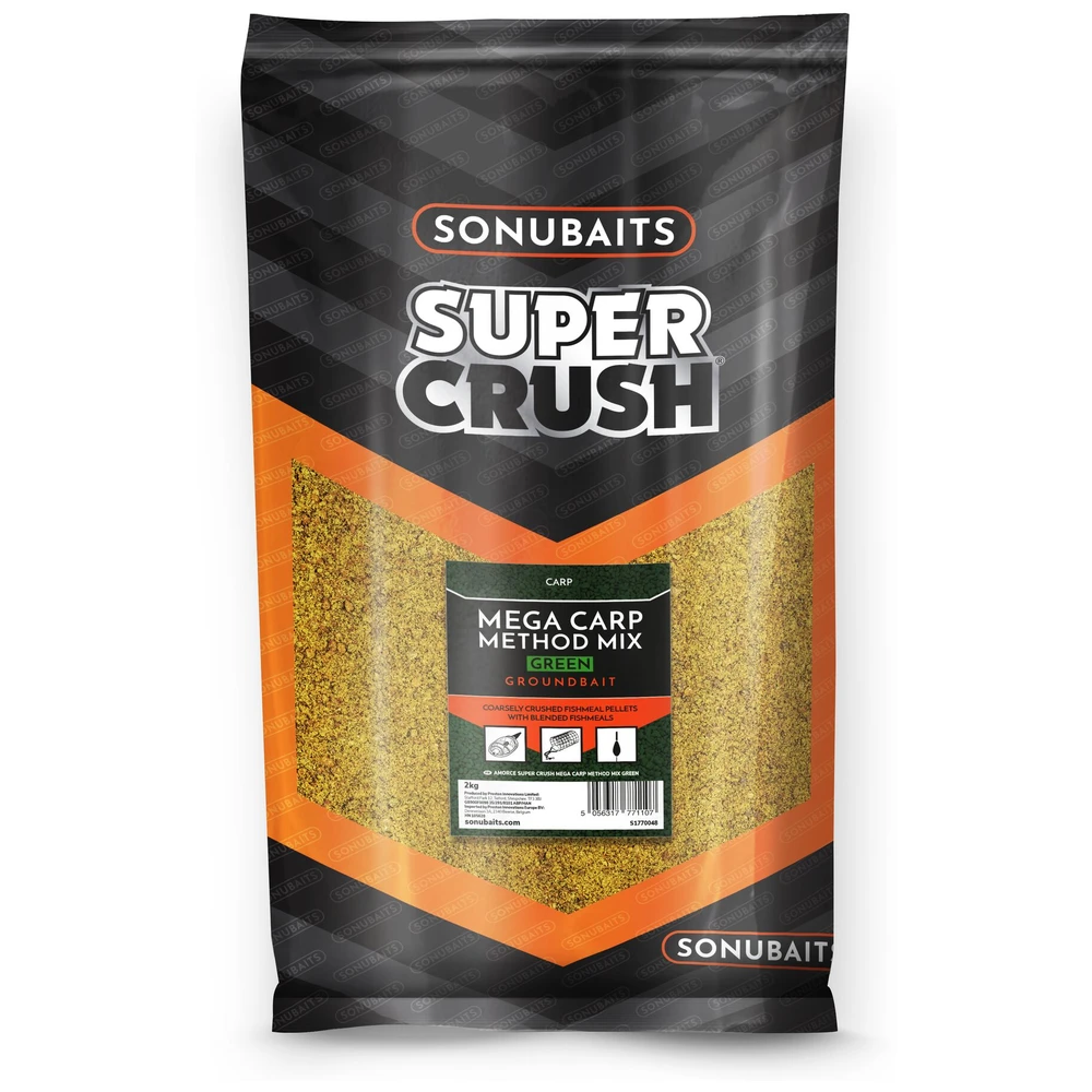 Sonubaits Super Crush Mega Carp Method Mix Green