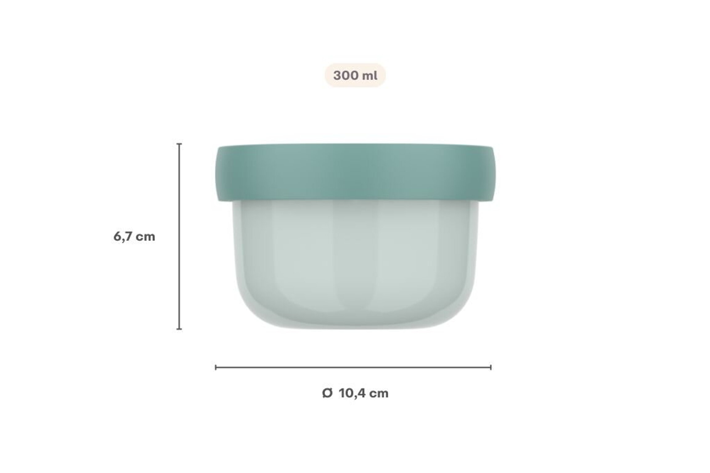 Mepal Fruitbox Campus 300 ML - Stitch