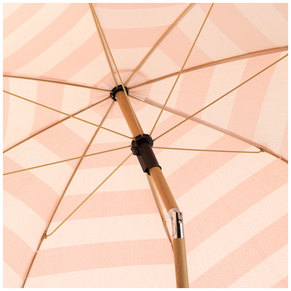 Dutch Decor Parasol Soleil Stripe 160X180 CM Cherry Tomato