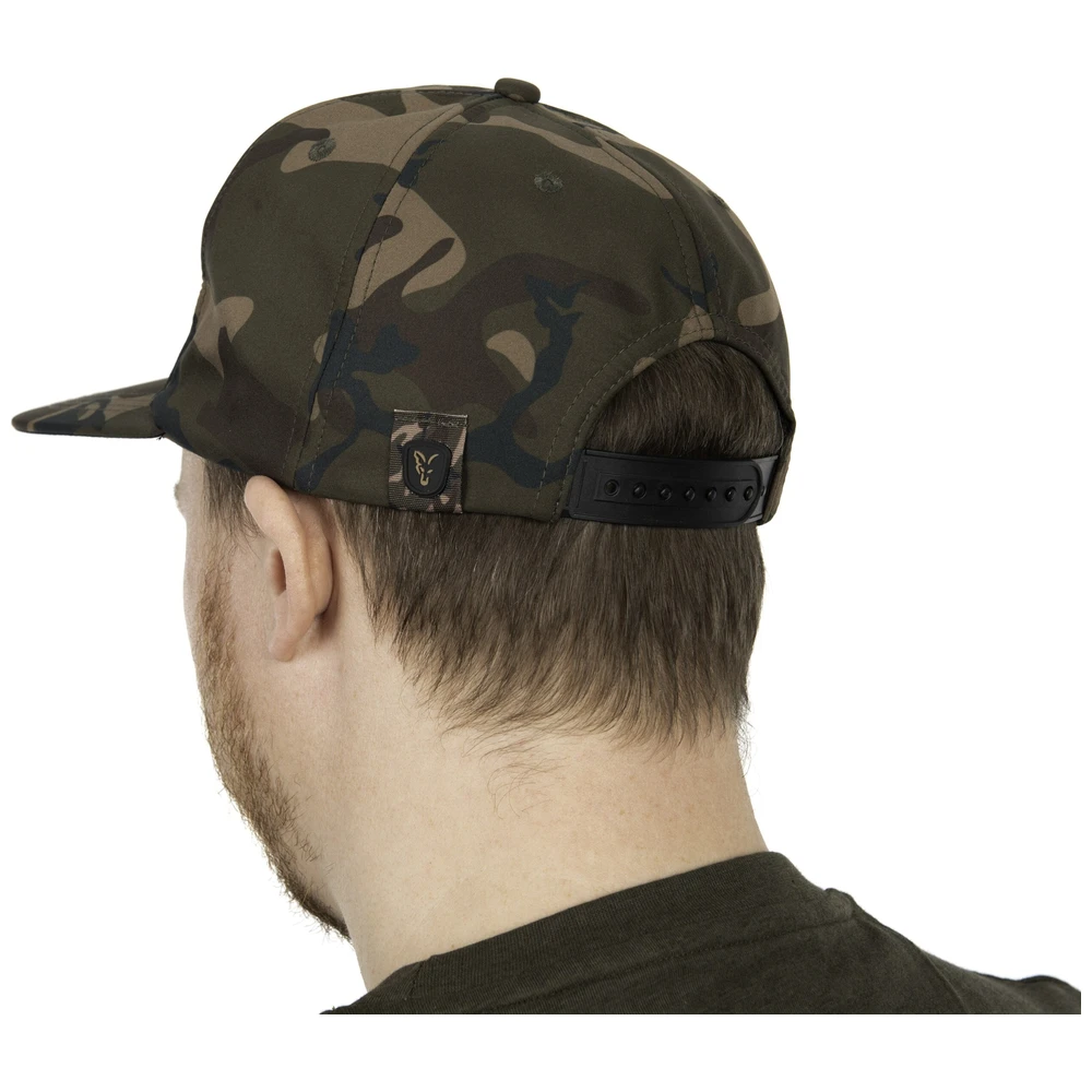 Fox Flat Peak Snapback Hat Camo