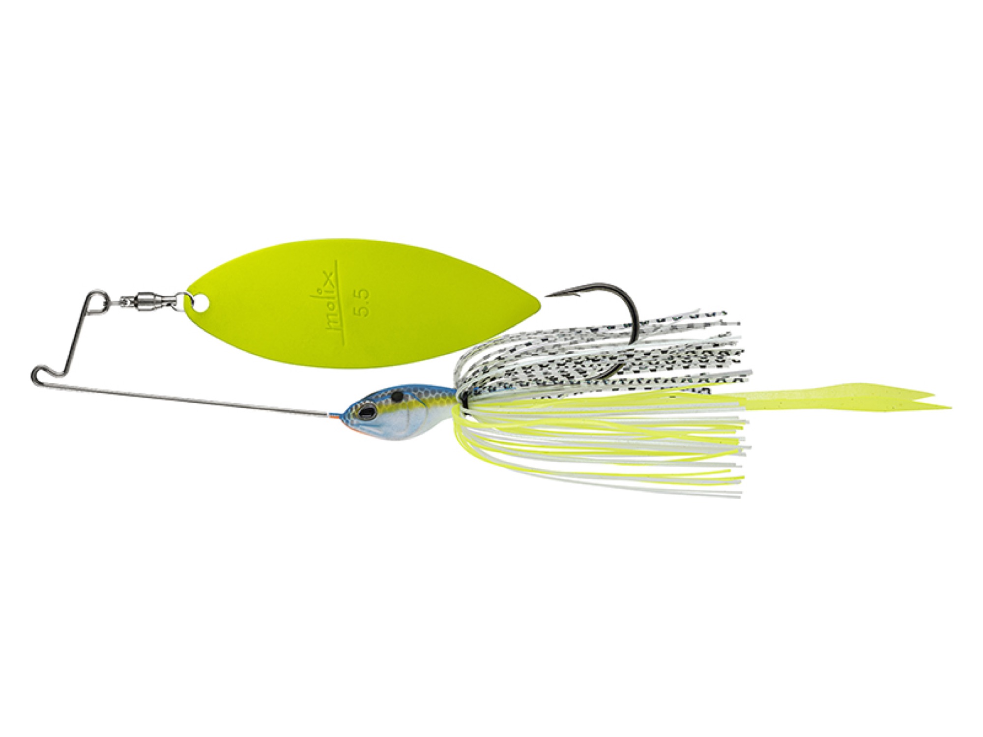 Molix Lover Short Arm Spinnerbait 1/2 oz W - #22 Neon Charmer (Isc)