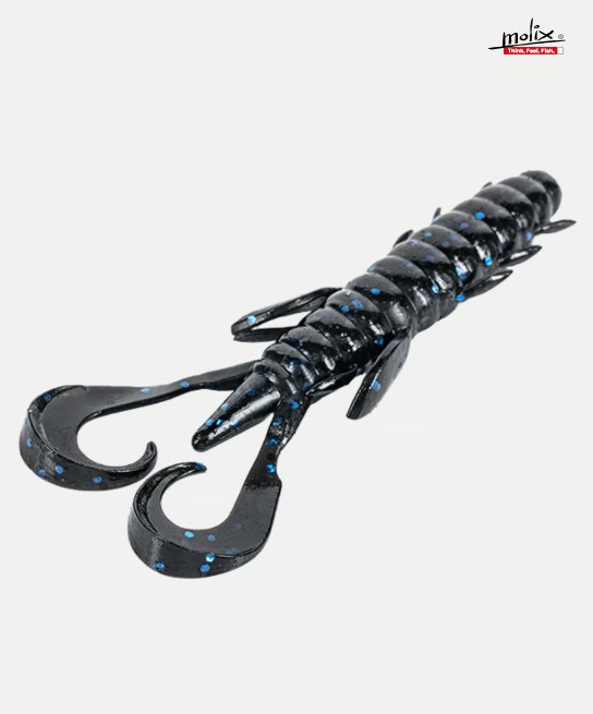 Molix Freaky Craw 2.8" - #177 Black Blue Flake