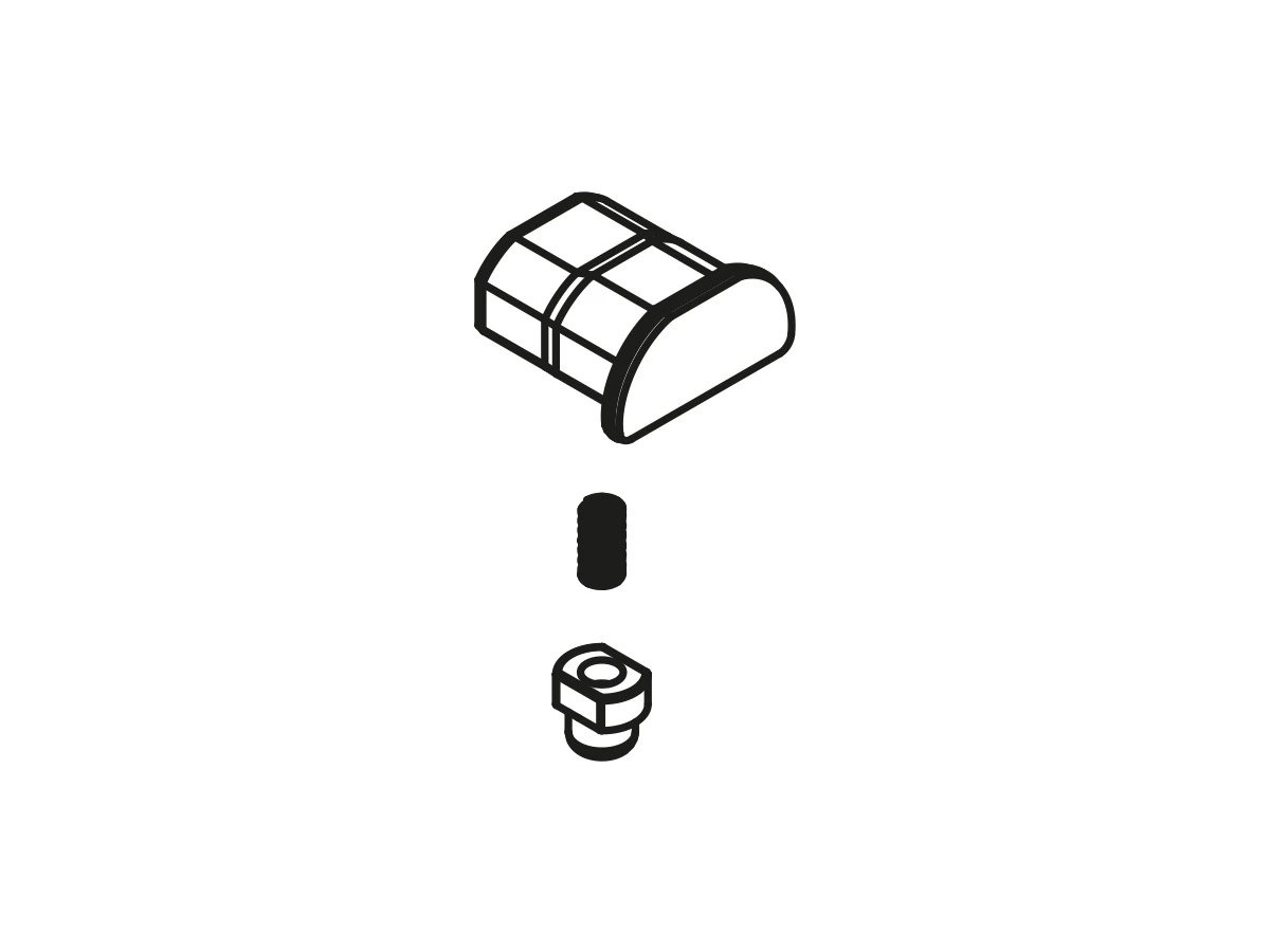 Fiamma Middle Rafter Spring Button