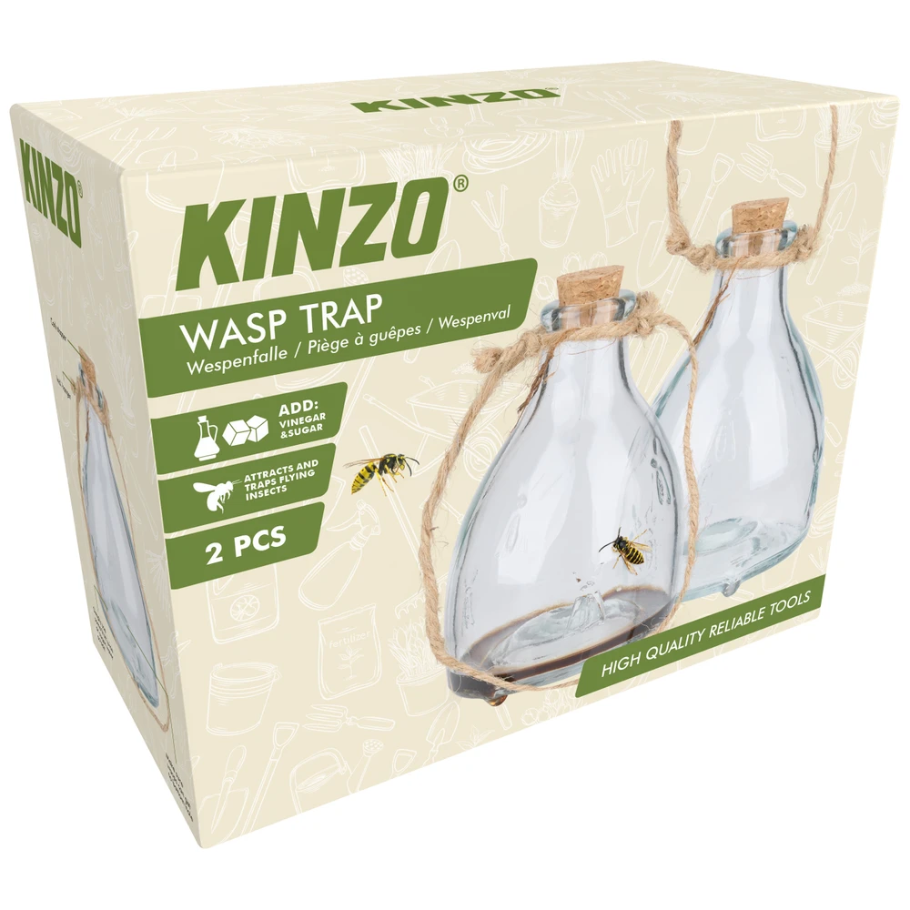 Kinzo Wespenvanger Glas 14X9Cm