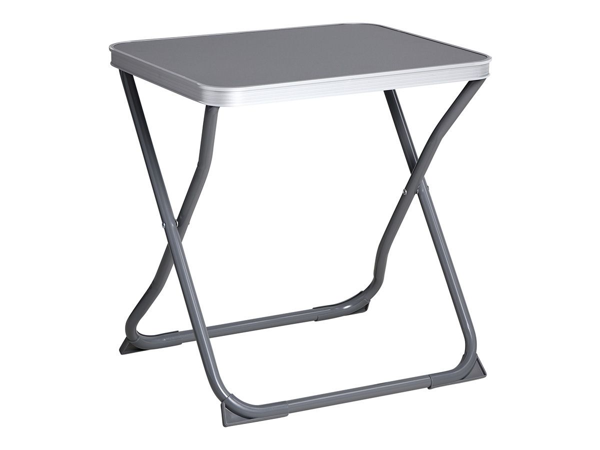 Vouwkruk Met Tafelblad 47X37X47Cm Met Alu Rand