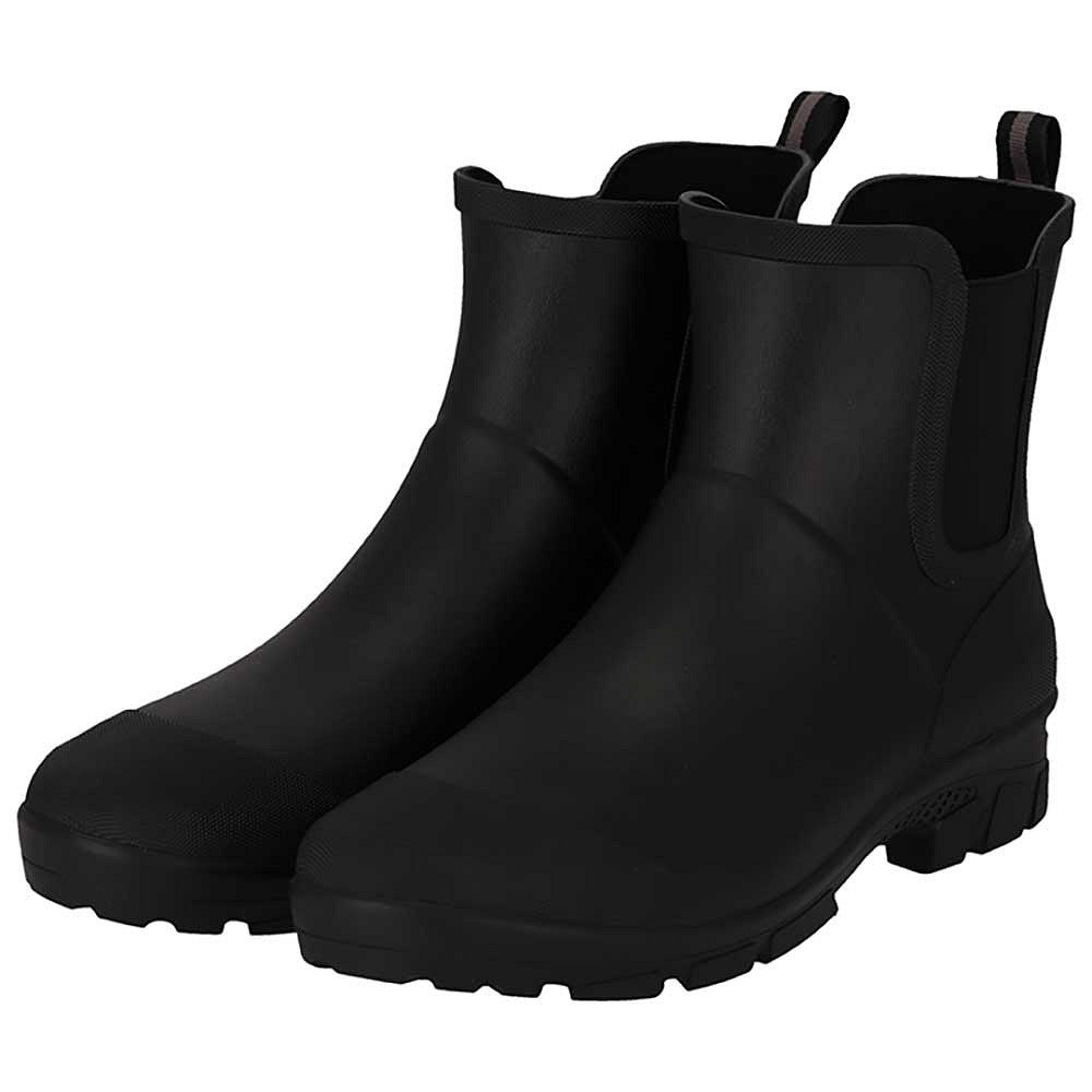 Angro XQ Men Rubber Low Rain Boots - Black - 43