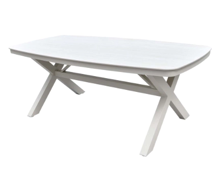 Leslie Living Tuintafel Davos Deens Ovaal 200 CM Crema