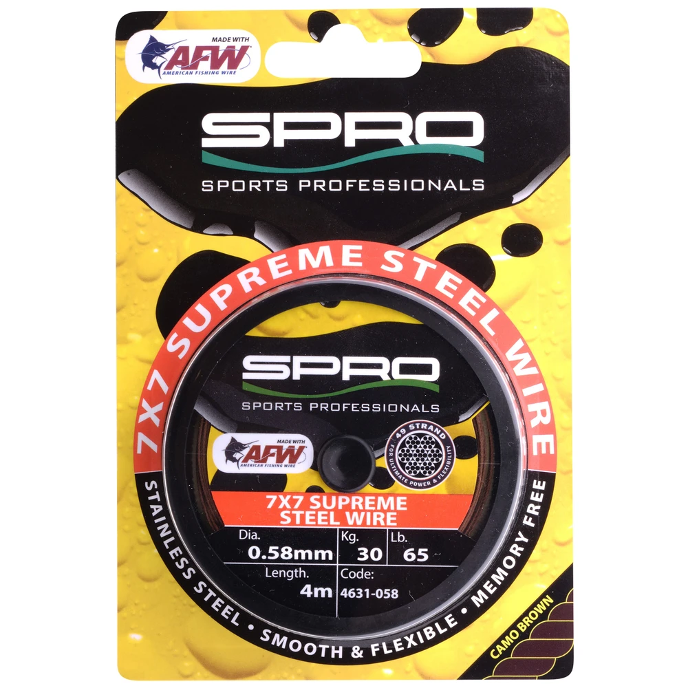 Spro Super Steel Afw Wire 30Kg 0.58Mm 4M