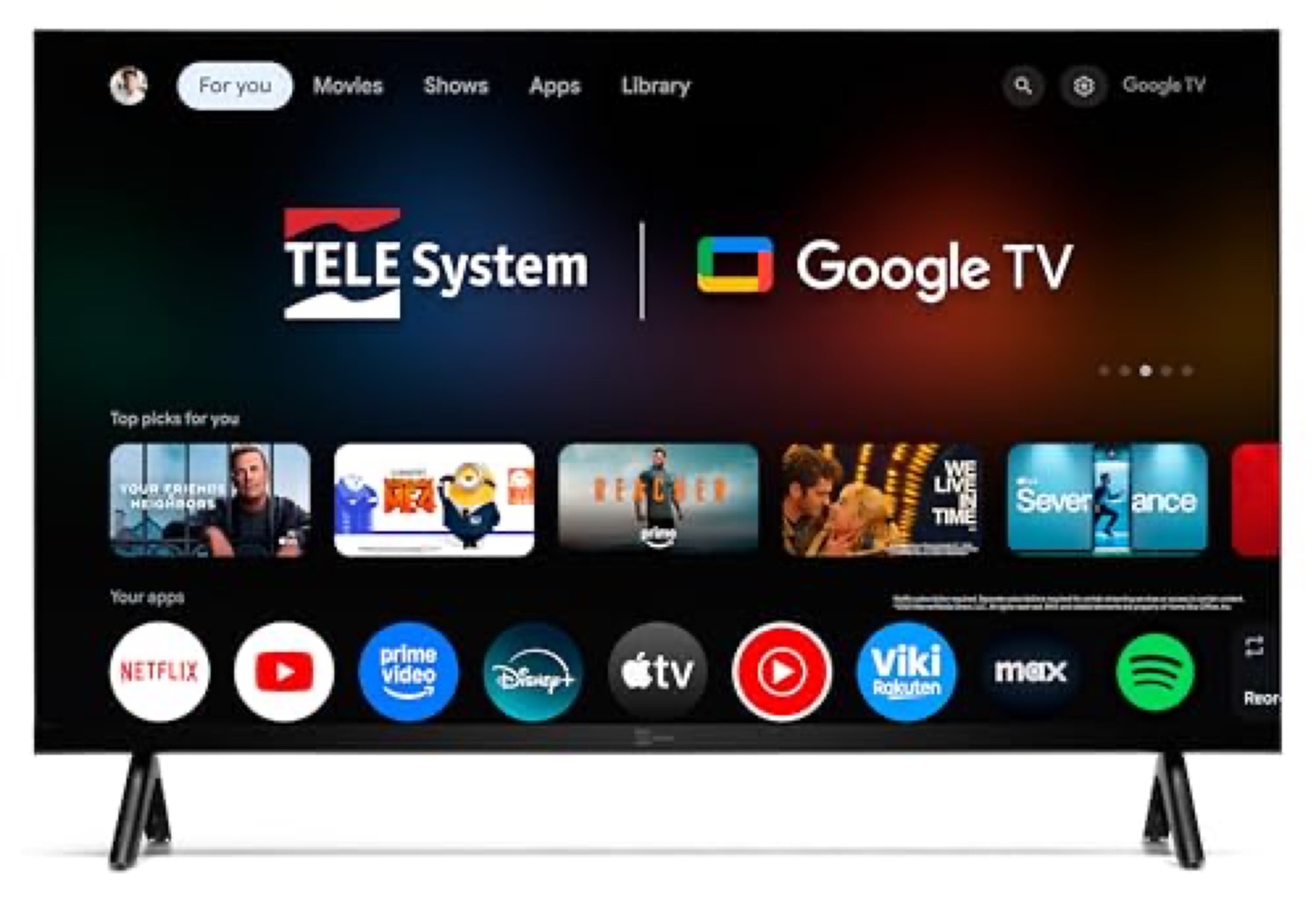 TeleSystem Tv Telesystem Ts24 Smg14 Google/Andrtoid Tv 12/230V