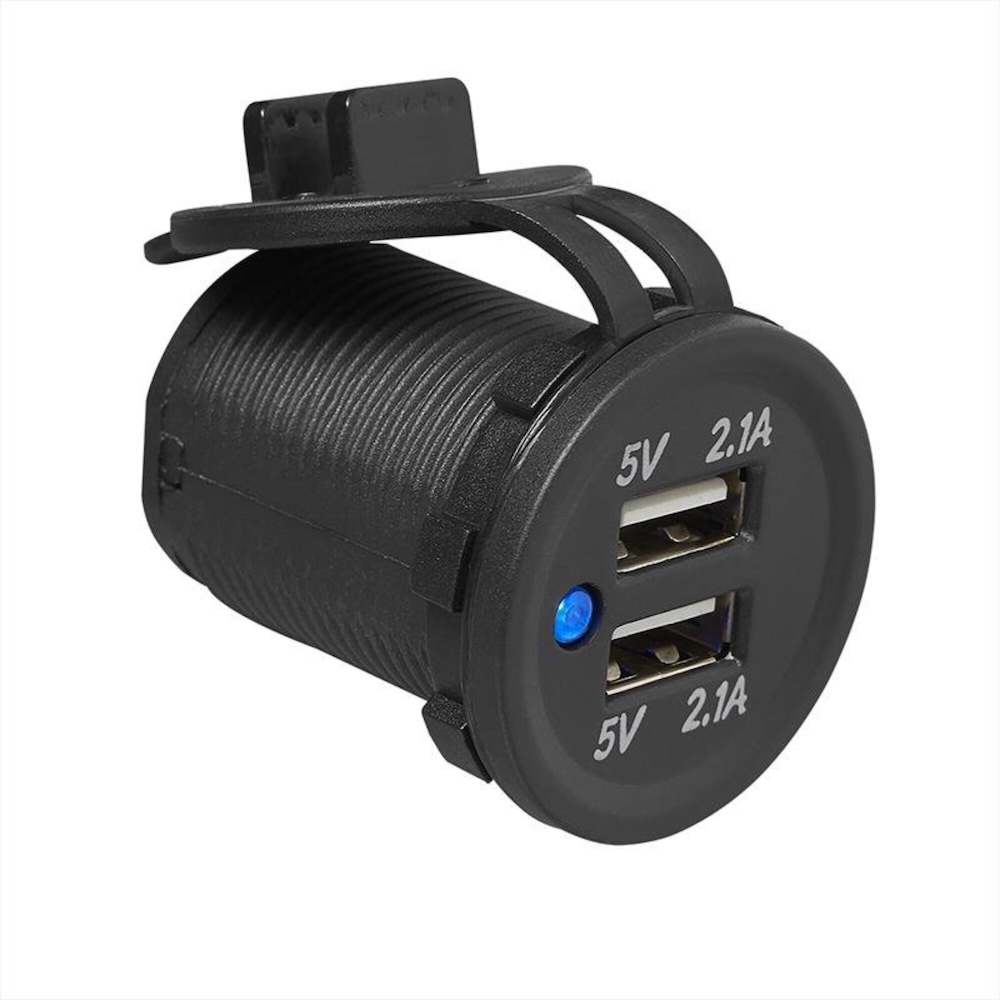 Proplus Usb-Inbouwdoos Tweevoudig 2X2100Ma 12V/24V