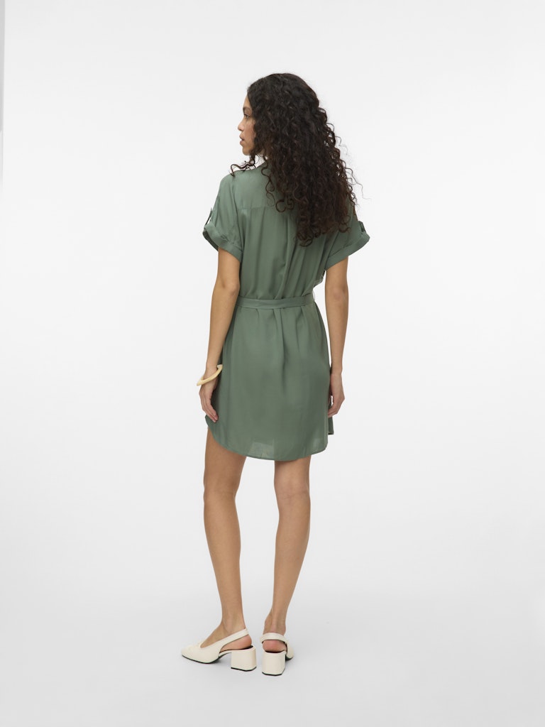 Vero Moda Bumpy SS Short Shirt Dress Dames