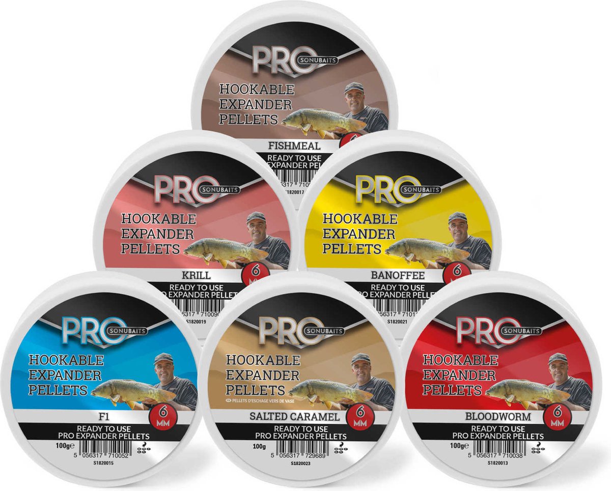 Sonubaits Hookable Expander Pellets Salted Caramel 6MM
